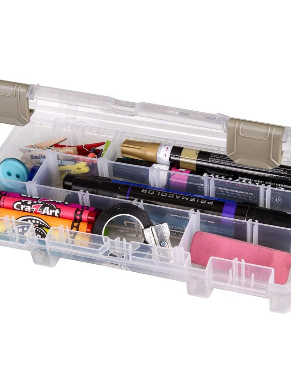 3003AB Solutions Small Box, Art & Craft Supply Organizer with Removable Dividers
